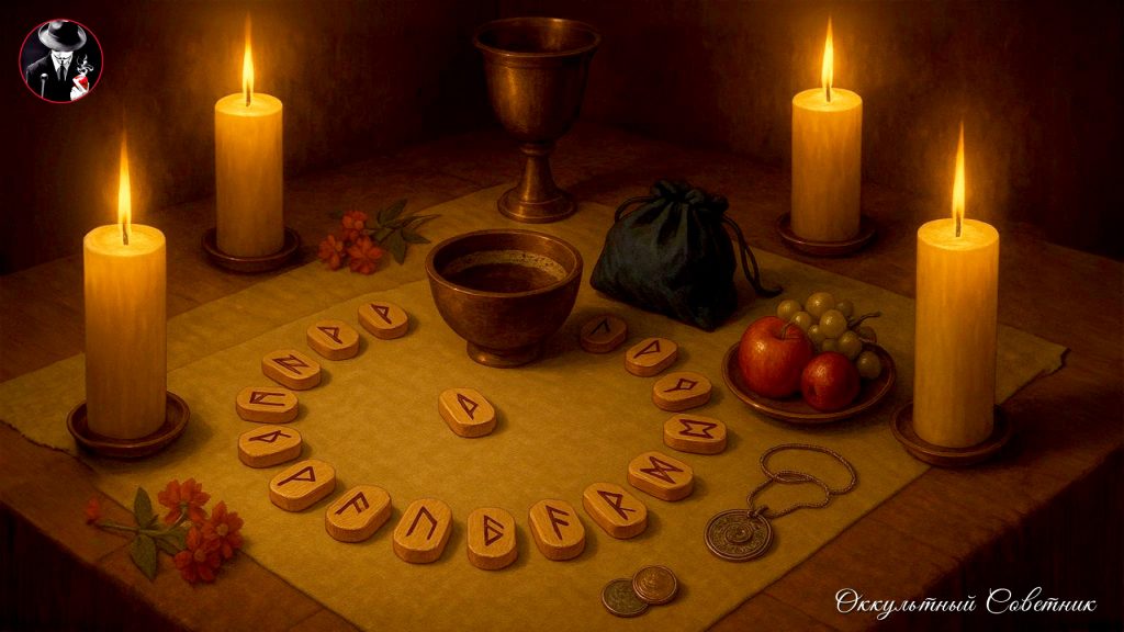 Ритуал освящения рунического набора